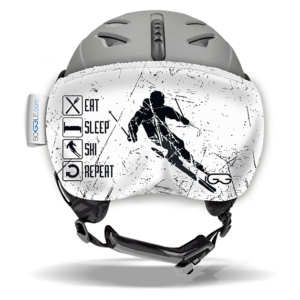 SOGGLE vizor black & white scratches