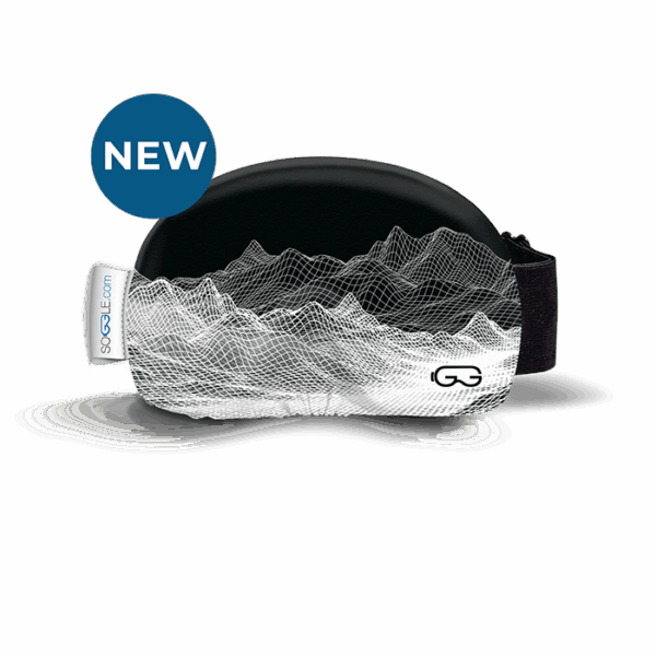 SOGGLE structure digital mountain grey/white